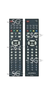 Пульт дистанционного управления для SUPRA RC14b чёрный tv+dvd (= RC13b/ RC2b /RC16bчёрный /RC13A белый ) /orig./