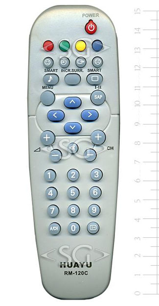 Пульт дистанционного управления для PHILIPS universal RM-120C (корпус типа RC19335003/01) в коробке