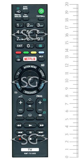 ����� �������������� ���������� ��� SONY RMT-TX100D   NETFLIX