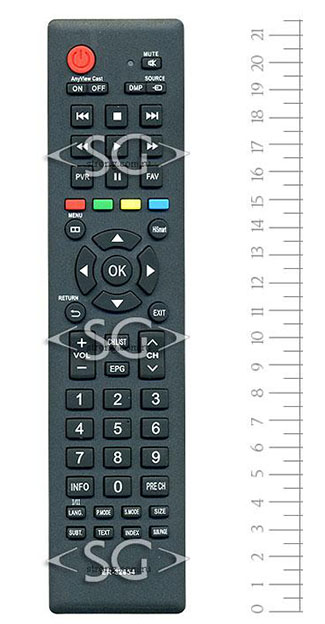 Пульт дистанционного управления для SUPRA ER-22654 tv STV-LC32ST880WL