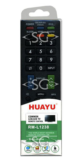 ����� �������������� ���������� ��� SHARP universal RM-L1238 (������ ���� GB139WJSA  3D) �������