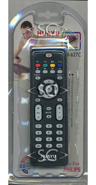 Пульт дистанционного управления для PHILIPS universal RM-627C (корпус типа RC2023601/01) блистер
