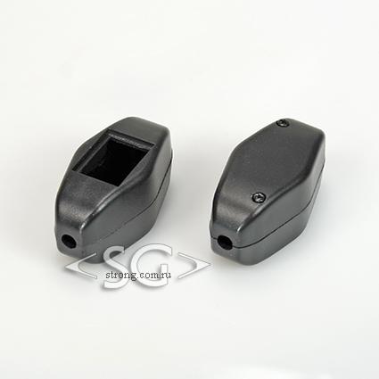 Выключатель сетевой проходной (торшерный, для бра) KCD1-301B черный (корпус для kcd1-101)