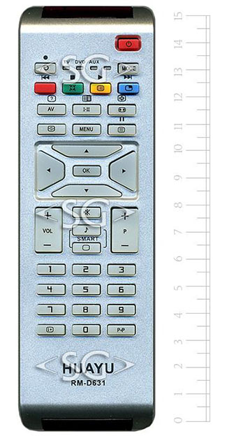 ����� �������������� ���������� ��� PHILIPS universal RM-D631 (������ ���� RC1683706/01) �������