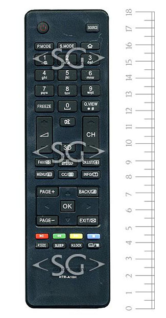 Пульт дистанционного управления для HAIER HTR-A18H, HTR-A18HA 3D tv LE28H600 и др.