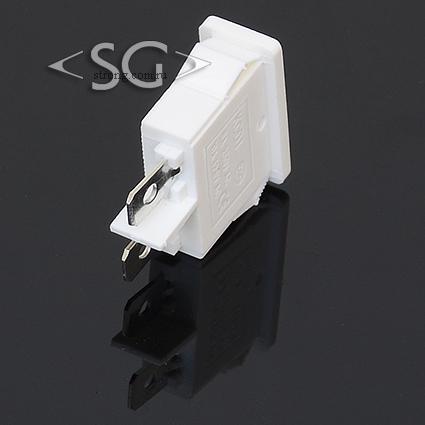 Переключатель KCD1-110 (KCD1-110O0111WWA) 6A 2pin WHITE