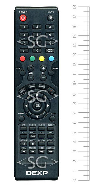 Пульт дистанционного управления для DEXP XHY918 tv 32A3000, 32A3100 и др. /orig./