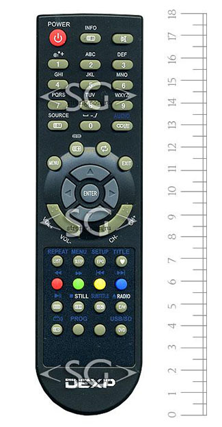Пульт дистанционного управления для DEXP H16B3000C /orig./