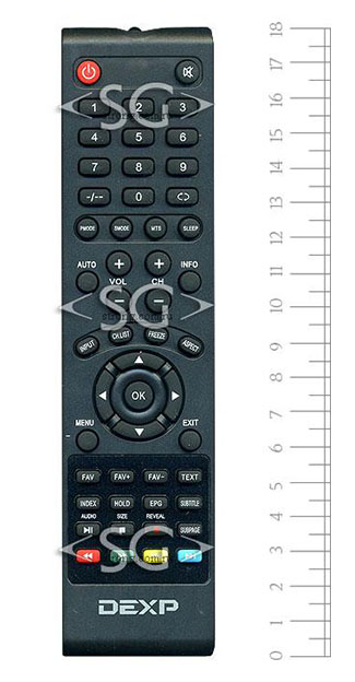 Пульт дистанционного управления для DEXP F32C7100B/W, F32B7000B /orig./