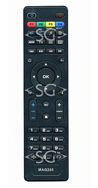 Пульт дистанционного управления для Ростелеком MAG 255 HD IPTV (IPTV приставка ) (MAG 245,250,254,260,270,275,350,351,352)