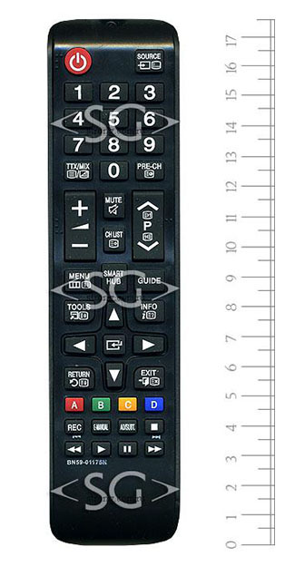 Пульт дистанционного управления для SAMSUNG BN59-01175N (=BN59-01175Q (белый))