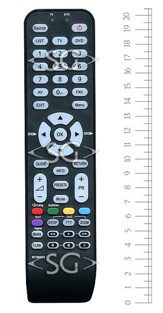 Пульт дистанционного управления для THOMSON RC1994925 / TCL RC1994925