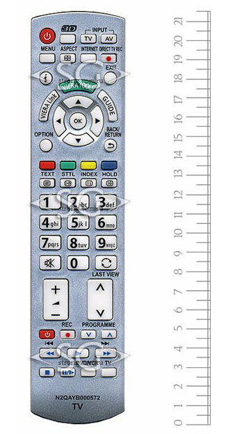 ����� �������������� ���������� ��� PANASONIC N2QAYB000572  3D  VIERA
