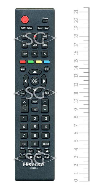 ����� �������������� ���������� ��� Hisense ER-22601A /DEXP ER-22601A tv F40B7000H  / Supra ER-22601A    /orig./