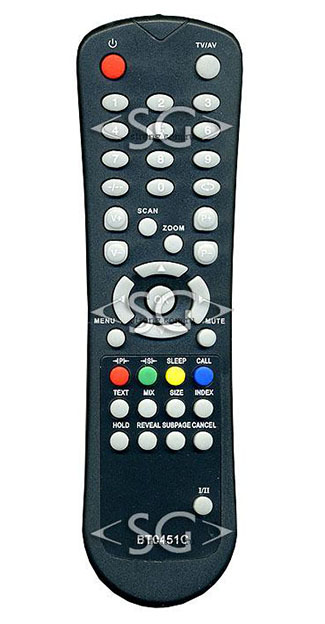 Пульт дистанционного управления для SHIVAKI BT-0451C tv STV-26L2 и др./TECHNO BT-0451C tv TS-1505 и др./Erisson tv 26LM07 и др.
