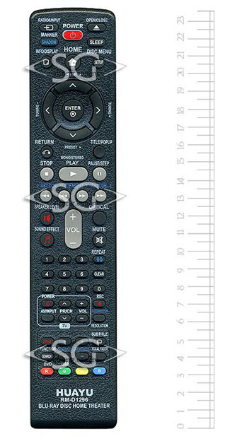 ����� �������������� ���������� ��� LG universal RM-D1296  (������ ���� AKB69491511  BD Home Theater ) �������