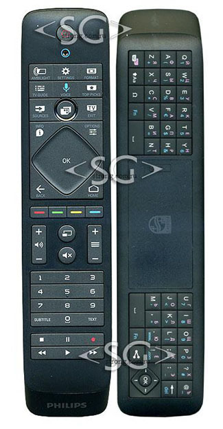 Пульт дистанционного управления для PHILIPS 398GF10BEPH10T (YKF384-T04, 996595006714, E39801)(радио!) Smart , голос, с клавиатурой (кириллица)) /orig./