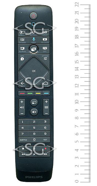 Пульт дистанционного управления для PHILIPS 398GF10BEPH10T (YKF384-T04, 996595006714, E39801)(радио!) Smart , голос, с клавиатурой (кириллица)) /orig./