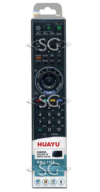 Пульт дистанционного управления для SONY universal RM-L1108 (корпус типа RM-ED012) блистер