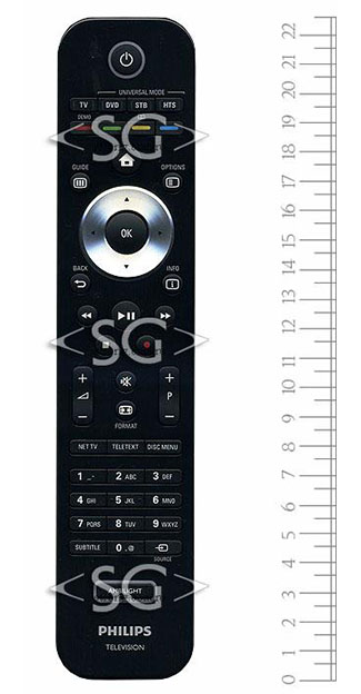 Пульт дистанционного управления для PHILIPS RC4495/01 (3128 147 21441) ambil.(=RC4496/01 (3128 147 21451)) /orig./