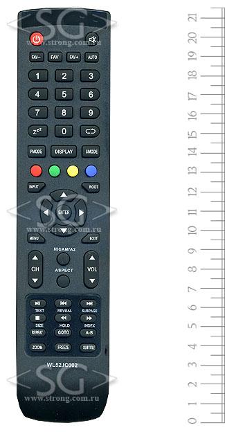 Пульт дистанционного управления для AKAI WL52JC002 (tv LTA-15A15M) (корпус Y-72C)