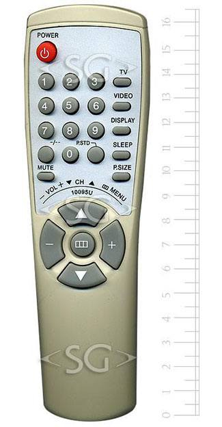 Пульт дистанционного управления для SAMSUNG 10095U белый (=10129B белый (10107N))