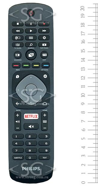 Пульт дистанционного управления для PHILIPS 996596001555(HOF16H303GPD24, 398GR08BEPHN11HL) NETFLIX tv 55PUS6401 и др /orig./