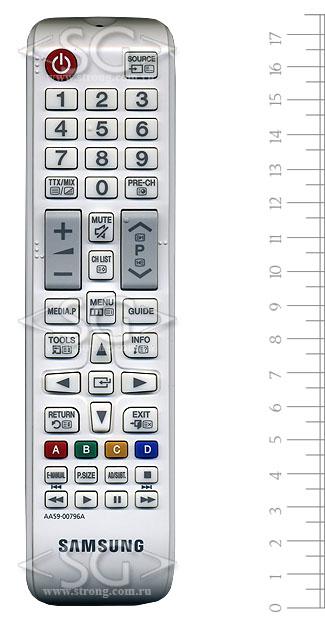 Пульт дистанционного управления для SAMSUNG AA59-00796A белый /orig./