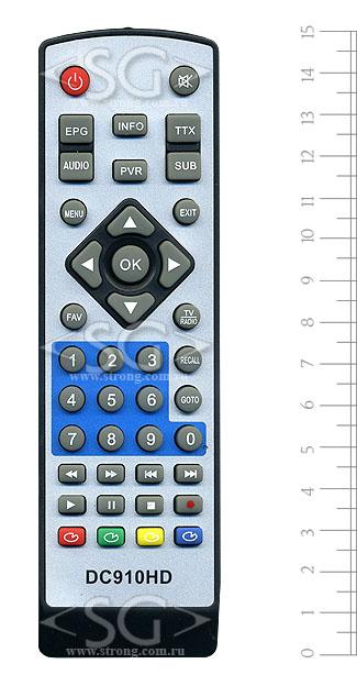 Пульт дистанционного управления для D-COLOR DC910HD dvb-t2