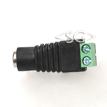Разъем питания, гнездо 5.5 x 2.5 mm, с клеммной колодкой