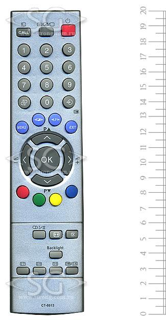 Пульт дистанционного управления для TOSHIBA CT-8013 (=СТ-8006)