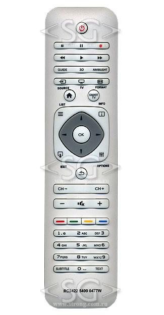 ����� �������������� ���������� ��� PHILIPS 2422 549 90507 (YKF314-001W) ����� 3D, Ambil, smart tv   (=2422 549 90477 (996590004895) ������)