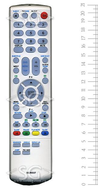 Пульт дистанционного управления для TOSHIBA SE-R0337 белый tv+dvd
