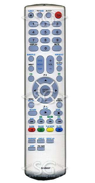 Пульт дистанционного управления для TOSHIBA SE-R0337 белый tv+dvd