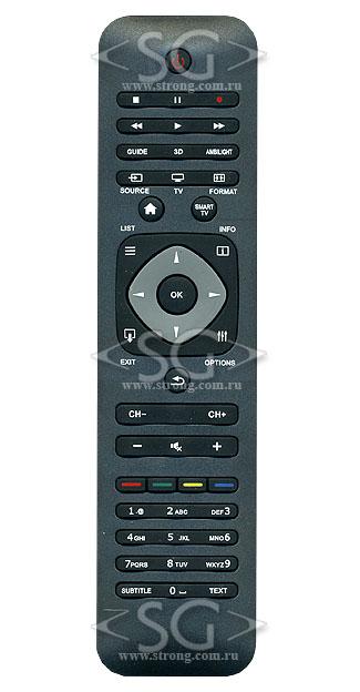 Пульт дистанционного управления для PHILIPS 2422 549 90477 (996590004895) 3D,Ambil,smart (=2422 549 90507 (YKF314-00) белый)