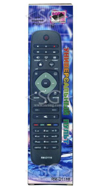Пульт дистанционного управления для PHILIPS universal RM-D1110 (корпус типа 2422 549 90467 (YFK309-001)) в коробке