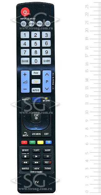 Пульт дистанционного управления для LG AKB73756564 (AKB73756565, AKB73756593) smart, 3D