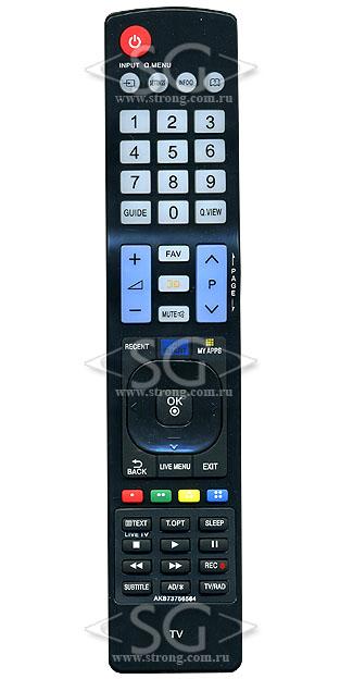 Пульт дистанционного управления для LG AKB73756564 (AKB73756565, AKB73756593) smart, 3D