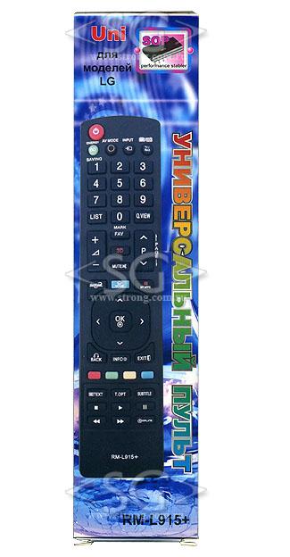 Пульт дистанционного управления для LG universal RM-L915+ (корпус типа AKB72915207 +3D) блистер