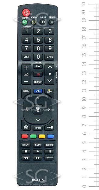 Пульт дистанционного управления для LG universal RM-L915+ (корпус типа AKB72915207 +3D) блистер