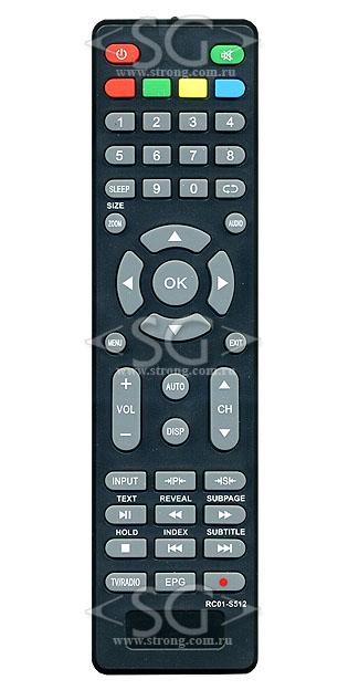 Пульт дистанционного управления для SUPRA RC01-S512 / AKAI RC01-S512