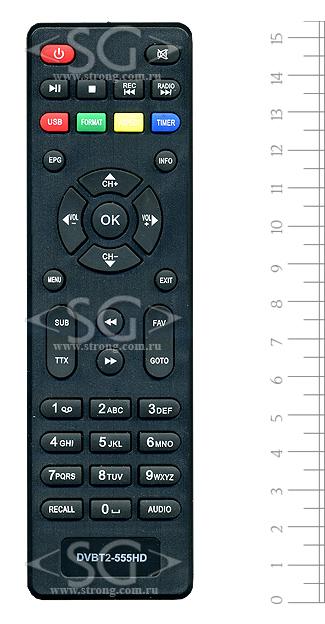 Пульт дистанционного управления для LUMAX DV-2018HD (DVBT2-555HD) dvb-t2