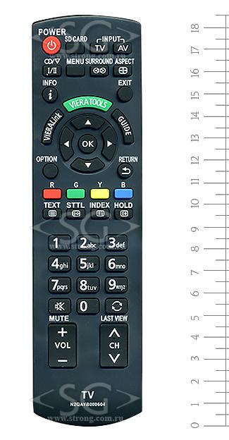 Пульт дистанционного управления для PANASONIC N2QAYB000604