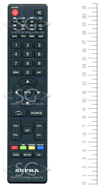 Пульт дистанционного управления для SUPRA STV-LC32T880WL /Rolsen RL-24E1504T2C /TELEFUNKEN TF-LED32S22T2 /orig./