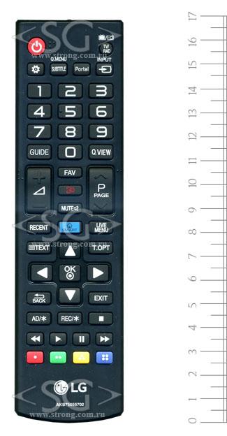 Пульт дистанционного управления для LG AKB75055702 SMART, 3D /orig./