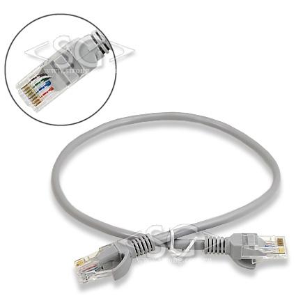 Патч-корд UTP (RJ45-RJ45) cat. 5e многожильный, литой, 0,5м, SIPU