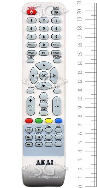 Пульт дистанционного управления для AKAI BT-0548A-CV (A3001012) tv AKAI LEA-32M12 b и др. белый /orig./