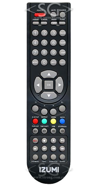 Пульт дистанционного управления для IZUMI TLE19D330B (вариант 2) /orig./