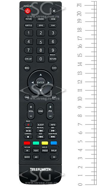 Пульт дистанционного управления для TELEFUNKEN TF-LED40S13T2 /orig./