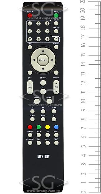 Пульт дистанционного управления для MYSTERY RC1529(KT6949) /BBK RC1529/SUPRA STV-LC3202W/AKIRA LCT-32MT02ST/HELIX HTV-1909/orig/